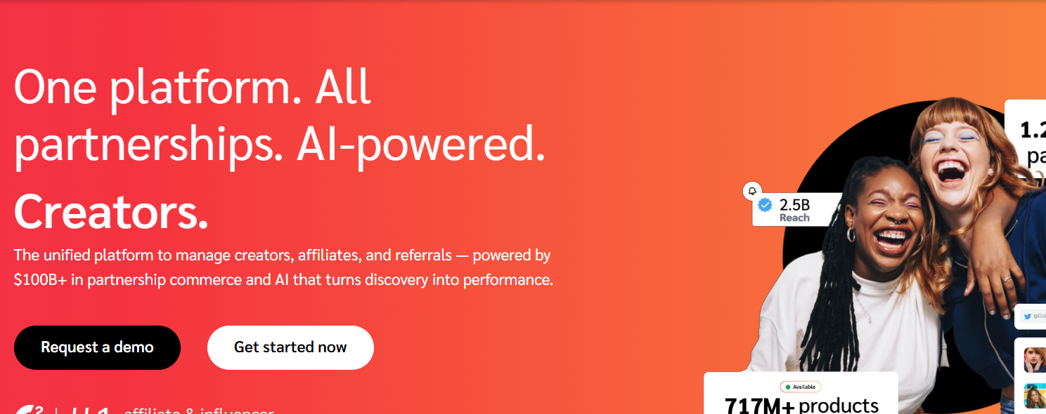impact.com influencer and partnership management platform